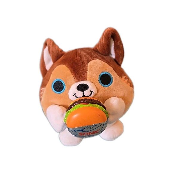 Zuru Snackles Lucas Dog Sonic Burger Blind Bag Plush 5” Series 2 2024 Stuffed - Picture 1 of 6